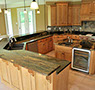 stone and wood