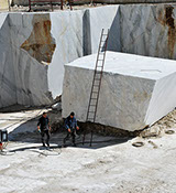 lifting a block of stone