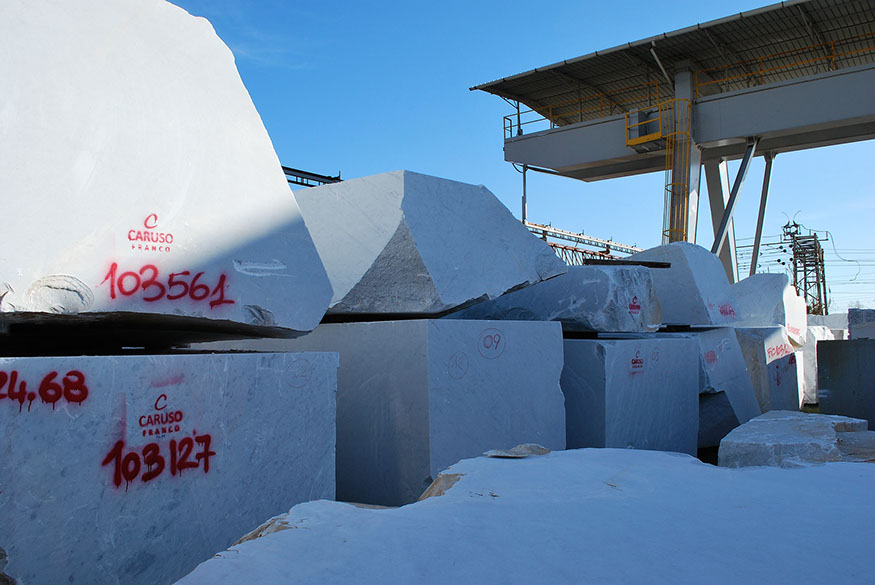 lifting a block of stone