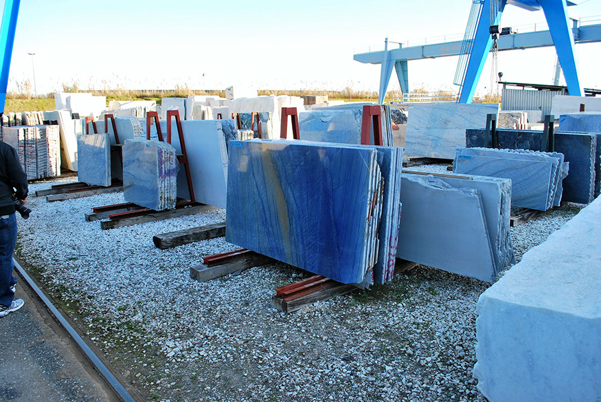 lifting a block of stone